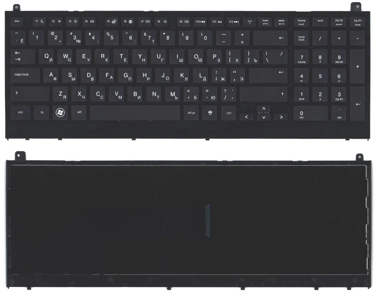 Клавиатура для ноутбука HP Probook 4520S 4525s черная c рамкой