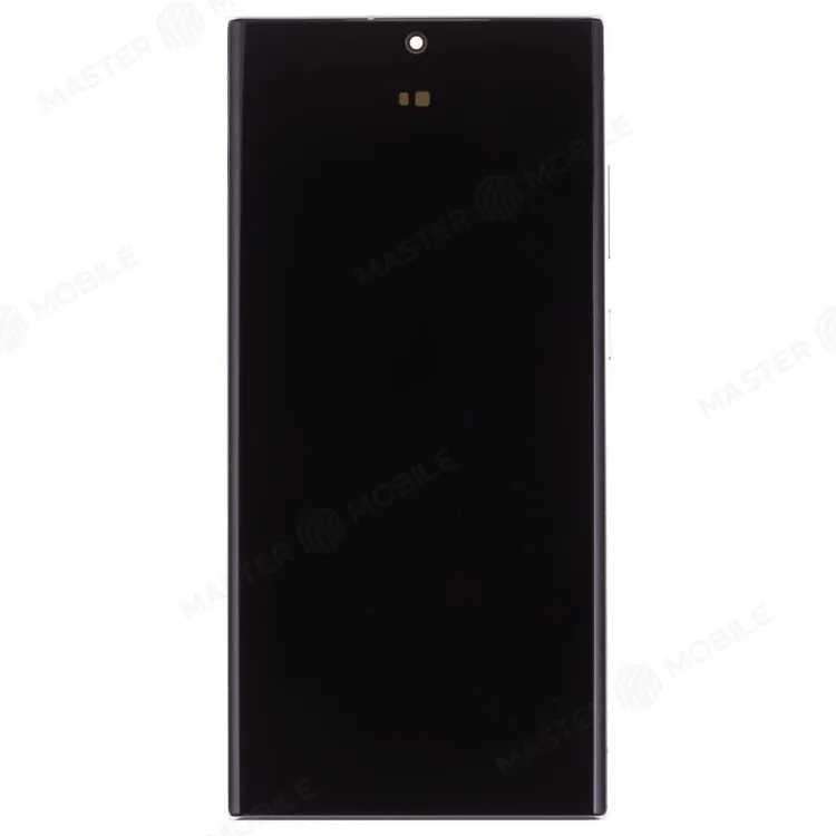 Дисплей для Samsung S918 Galaxy S23 Ultra + тачскрин (серебристый) (в рамке) (ORIG100) (SP)
