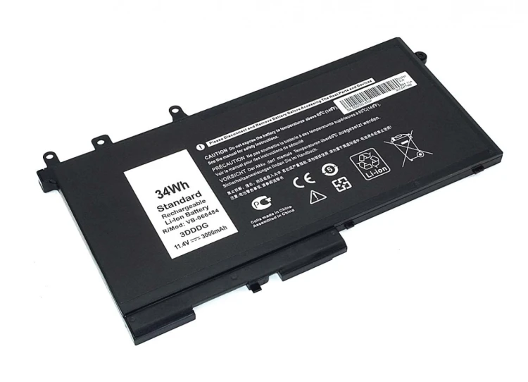Аккумуляторная батарея для ноутбука Dell E5580 (3DDDG) 11.4V 3000mAh OEM