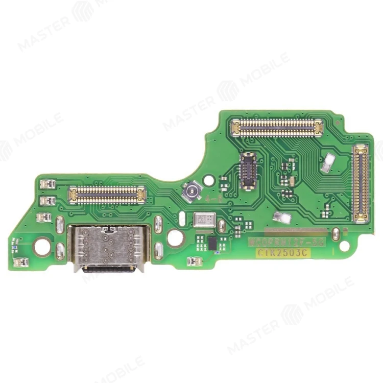 Нижняя плата для OPPO Reno 12F 4G (CPH2687) с комп. + разъем зарядки + микрофон + разъем SIM