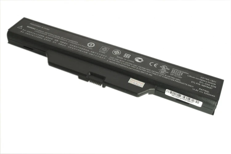 Аккумуляторная батарея для ноутбука HP Compaq 550, 610 (HSTNN-IB62) 10.8V 5200mAh OEM черная