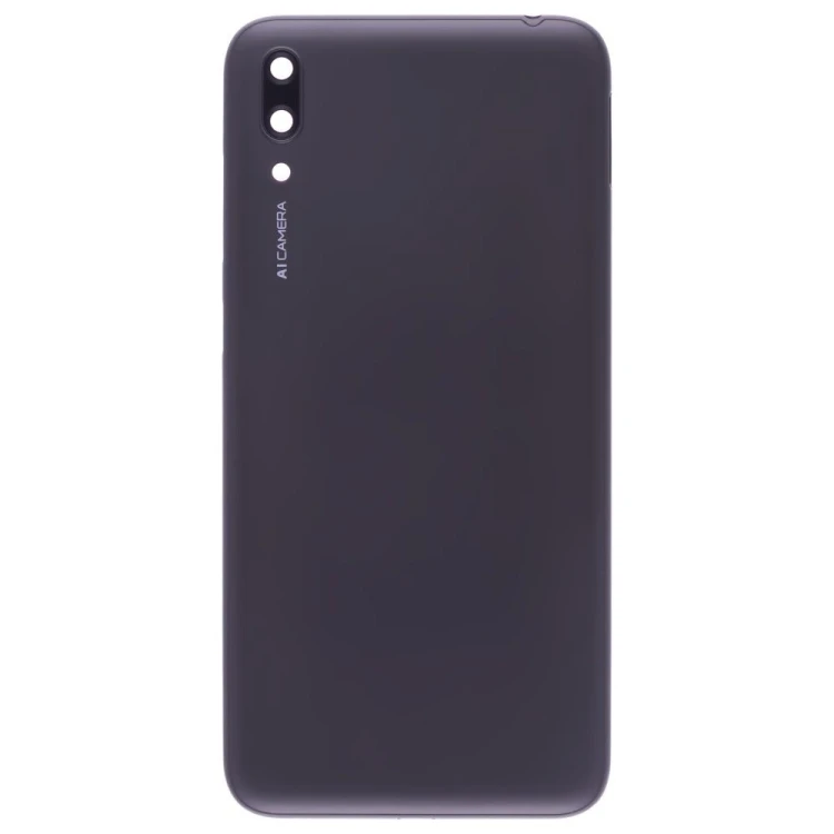 Задняя крышка для Huawei Y7 Pro 2019 (DUB-LX2) (черный) (в сборе со стеклом камеры)