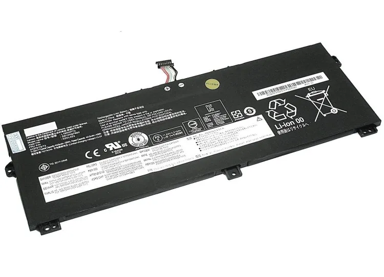 Аккумуляторная батарея для ноутбука Lenovo ThinkPad X390 Yoga (L18L3P72) 11.55V 4211mAh