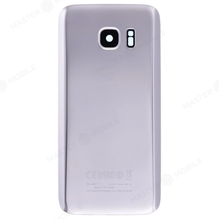 Задняя крышка для Samsung G930 Galaxy S7 (серебристый) (в сборе со стеклом камеры)