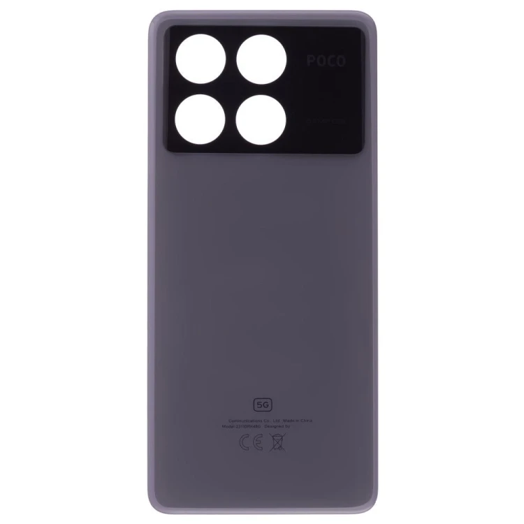 Задняя крышка для Xiaomi Poco X6 Pro (2311DRK48G) (серый)