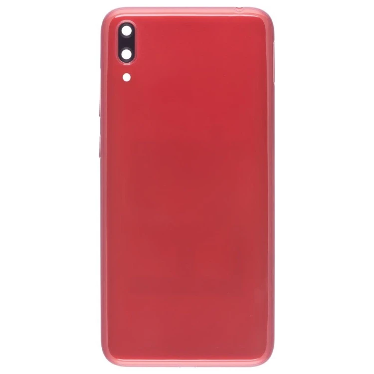 Задняя крышка для Huawei Y7 Pro 2019 (DUB-LX2) (красный) (в сборе со стеклом камеры)