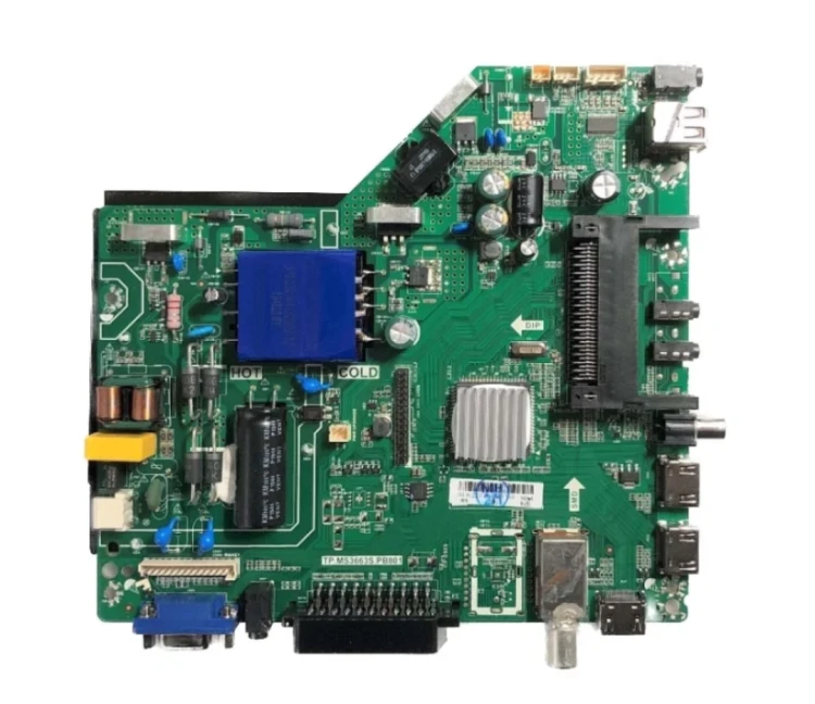 Плата TP.MS3663S.PB801, для телевизора Polar P43L33T2C