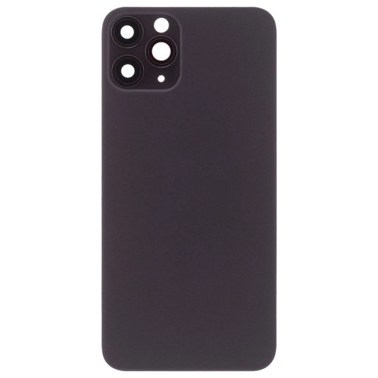 Задняя крышка для Apple iPhone 11 Pro (серый) (в сборе со стеклом камеры) (Premium)