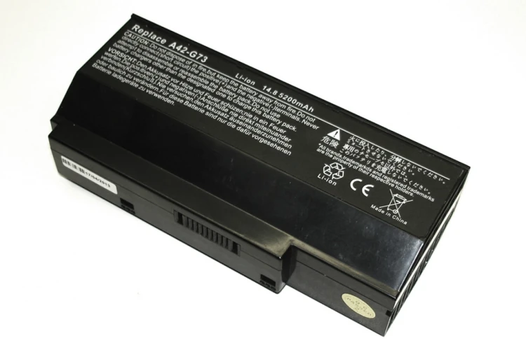 Аккумуляторная батарея для ноутбука Asus G53 (A42-G73) 14.6V 5200mAh OEM черная