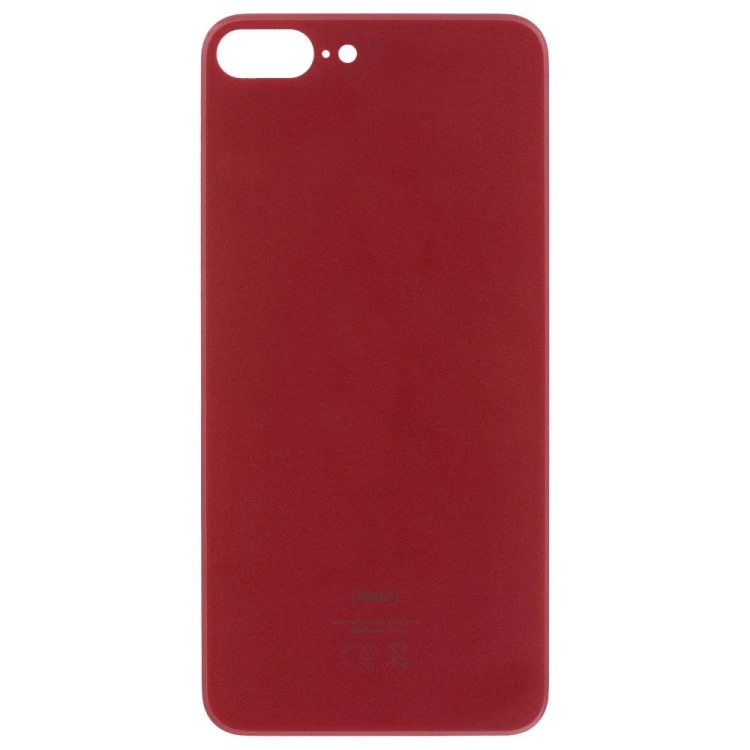 Задняя крышка для Apple iPhone 8 Plus (красный) (с широким отверстием) (Premium)