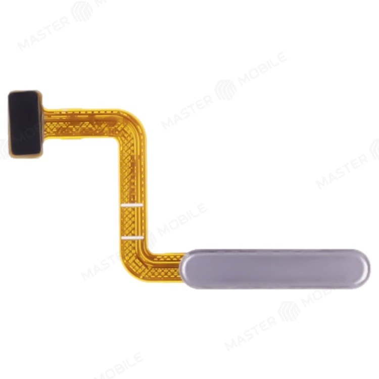 Шлейф для Samsung M317 Galaxy M31s / M515 Galaxy M51 с комп. + сканер отпечатка пальца (кнопка включения) (белый)