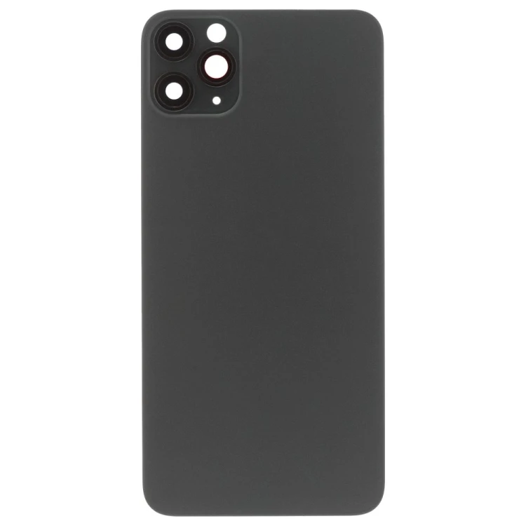 Задняя крышка для Apple iPhone 11 Pro Max (зеленый) (в сборе со стеклом камеры) (Premium)