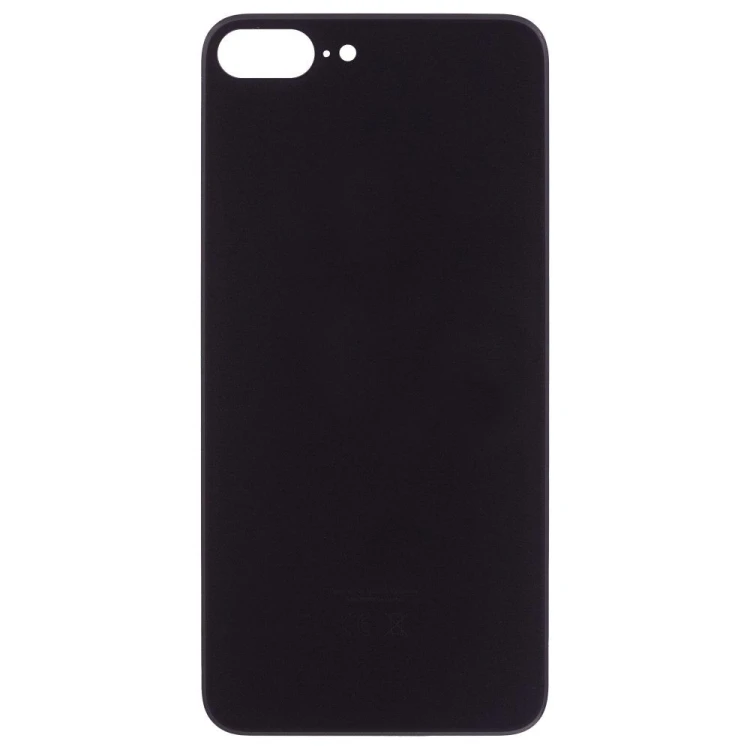 Задняя крышка для Apple iPhone 8 Plus (черный) (с широким отверстием) (Premium)