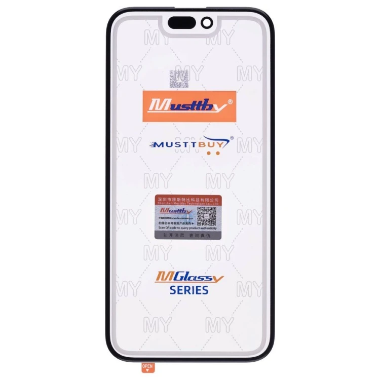 Стекло модуля для Apple iPhone 16 Plus + OCA (Musttby)