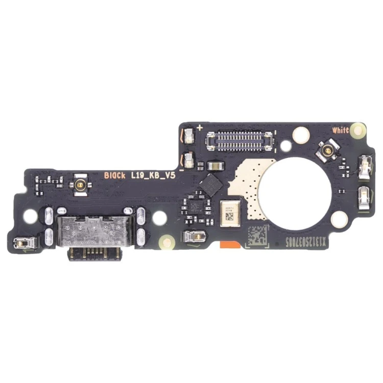 Нижняя плата для Xiaomi Poco M5 (22071219CG) с комп. + разъем зарядки + микрофон (ORIG100)