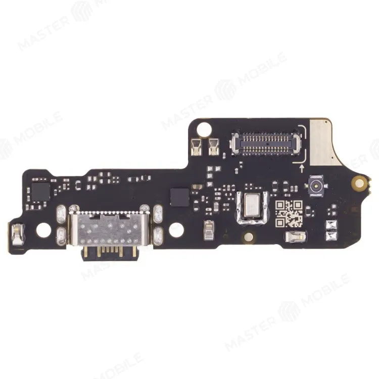 Нижняя плата для Xiaomi Poco C40 (220333QPG) / Redmi 10C (220333QNY) с комп. + разъем зарядки + микрофон