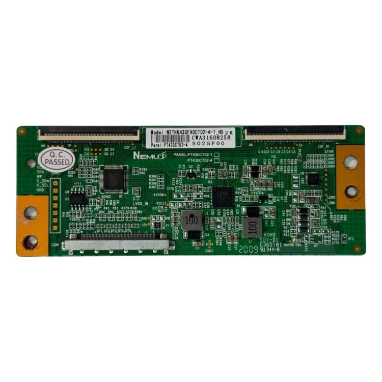 Плата T-Con N2THK430FHDCT02-4-T_H0 2K PT430C02-4, для телевизора OLTO 43T20H