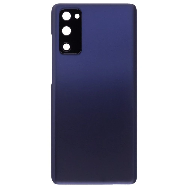 Задняя крышка для Samsung G780 Galaxy S20 FE (синий) (в сборе со стеклом камеры)
