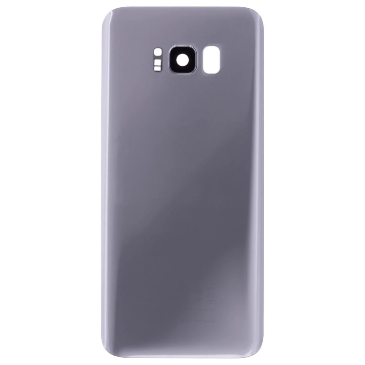 Задняя крышка для Samsung G955 Galaxy S8+ (серебристый) (в сборе со стеклом камеры)