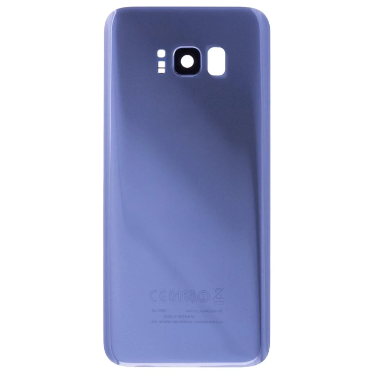 Задняя крышка для Samsung G955 Galaxy S8+ (синий) (в сборе со стеклом камеры)
