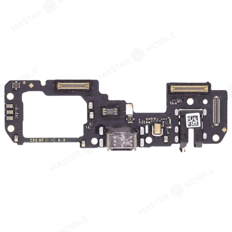 Нижняя плата для Realme 9 Pro+ (RMX3393) с комп. + разъем зарядки + разъем гарнитуры + микрофон (ORIG100)