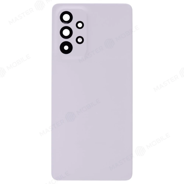 Задняя крышка для Samsung A536 Galaxy A53 5G (белый) (в сборе со стеклом камеры)