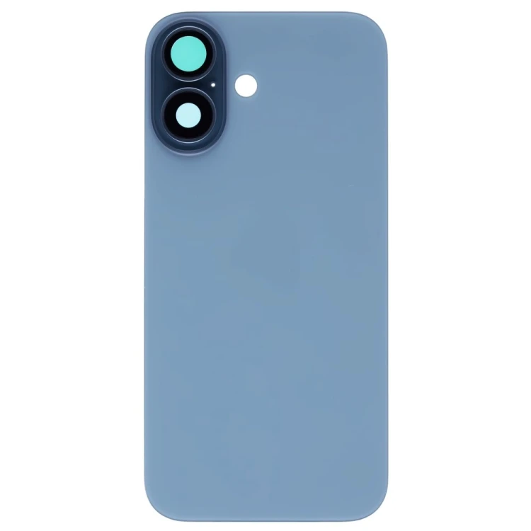 Задняя крышка для Apple iPhone 16 (зеленый) (в сборе со стеклом камеры) (Premium)