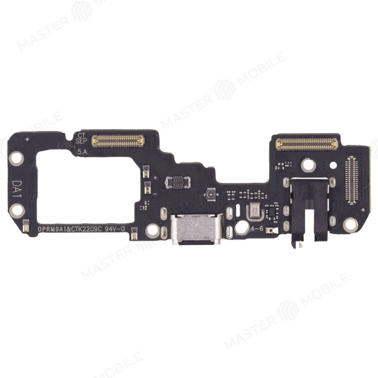 Нижняя плата для Realme 9 4G (RMX3521) с комп. + разъем зарядки + микрофон