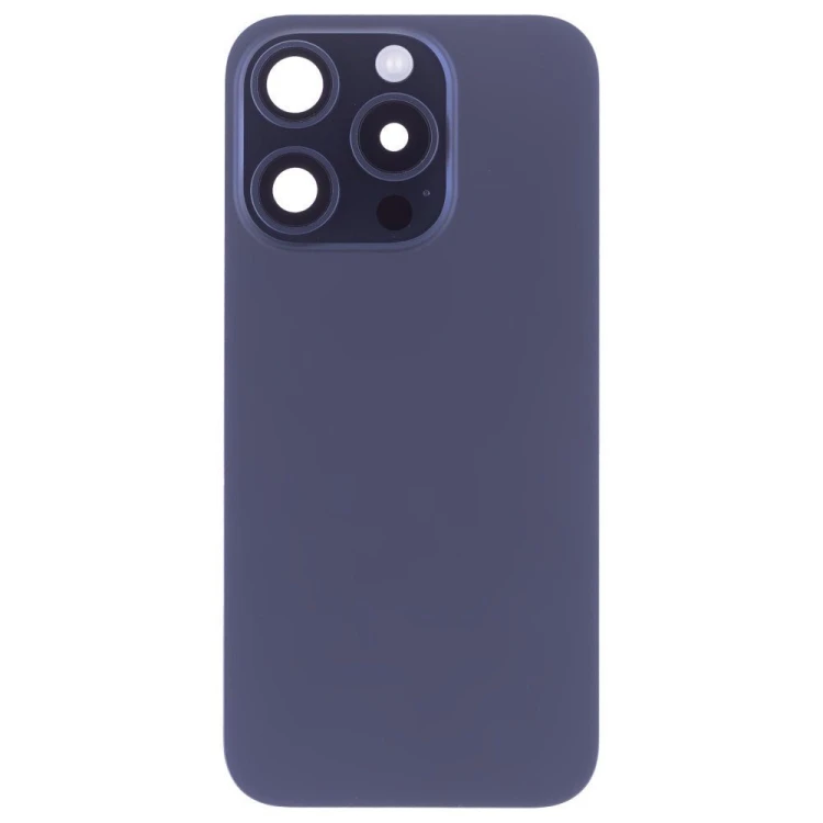 Задняя крышка для Apple iPhone 15 Pro (синий) (в сборе) (ORIG100) (Снятый) (возможен дефект ЛКП)