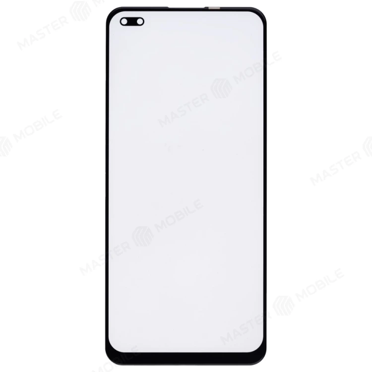 Стекло модуля для OPPO Reno 4 Lite (CPH2125) + OCA (черный)