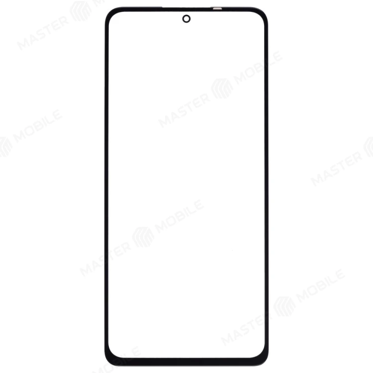 Стекло модуля для Xiaomi Redmi Note 10 Pro 4G (M2101K6G) + OCA (черный)