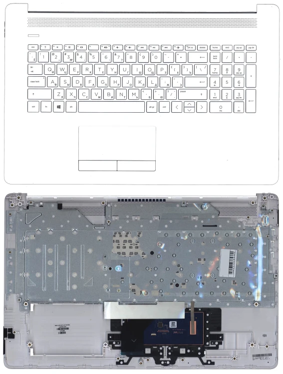 Топкейс для HP 17-BY 17-CA белый L25446-251, L22752-251