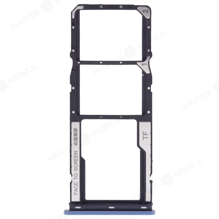 Держатель сим-карты для Xiaomi Poco C51 (2302EPCC4I) (синий)