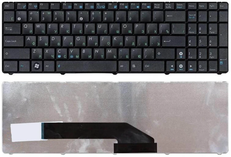 Клавиатура для ноутбука Asus K50 K60 K70 черная