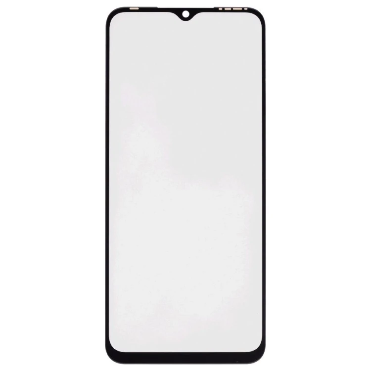 Стекло модуля для Tecno Spark 8C (KG5N) / Itel A60s (A662LM) / A70 (A665L) + OCA (черный) (Mustby) (Premium)