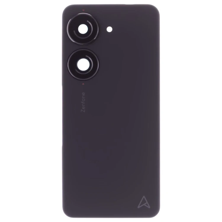 Задняя крышка для Asus ZenFone 10 (AI2302) (черный) (в сборе со стеклом камеры) (ORIG100)