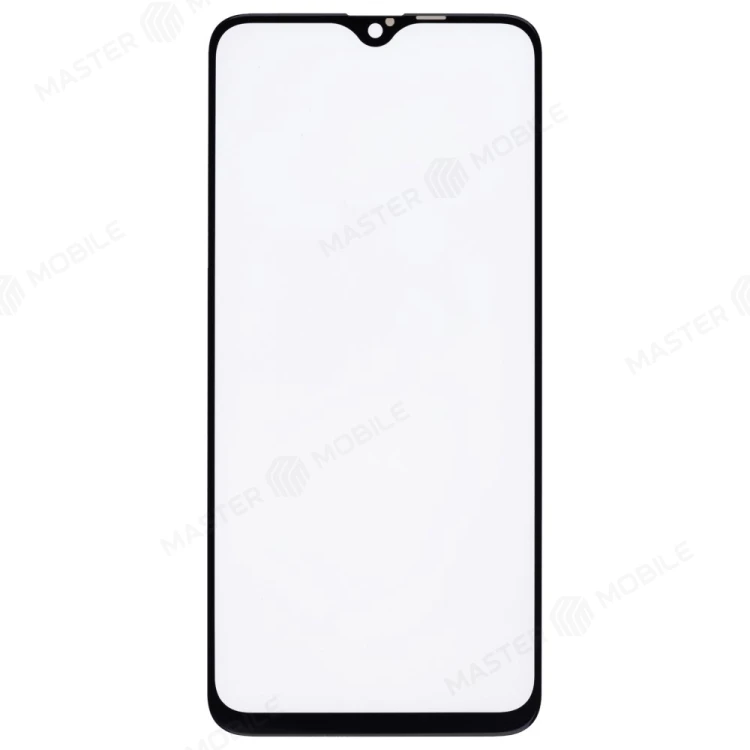 Стекло модуля для Realme 5 Pro (RMX1971) + OCA (черный)