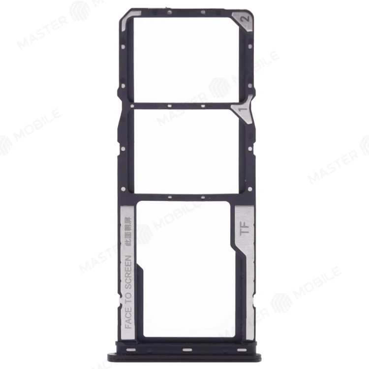 Держатель сим-карты для Xiaomi Poco C51 (2302EPCC4I) (черный)