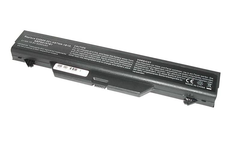Аккумуляторная батарея для ноутбука HP Compaq 4510s 4710s (HSTNN-1B1D) 10.8V 5200mAh OEM черная