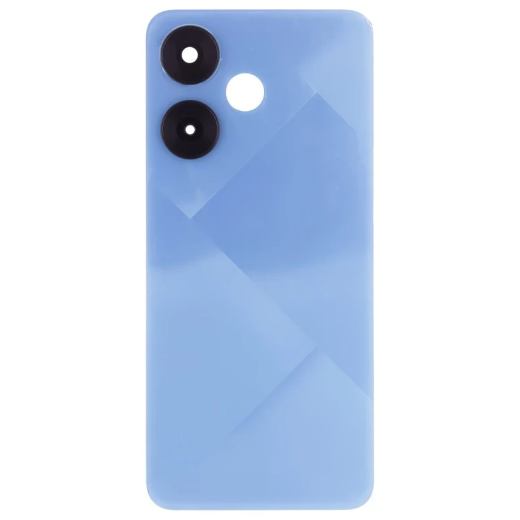 Задняя крышка для Infinix Hot 30i (X669) (голубой) (в сборе со стеклом камеры)