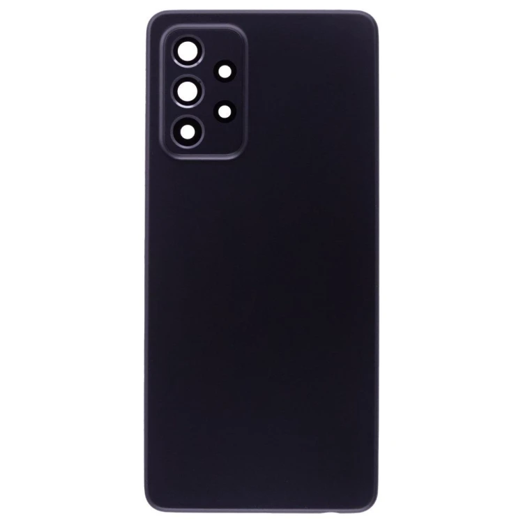Задняя крышка для Samsung A525 Galaxy A52 / A526 Galaxy A52 5G / A528 Galaxy A52s (черный) (в сборе со стеклом камеры)