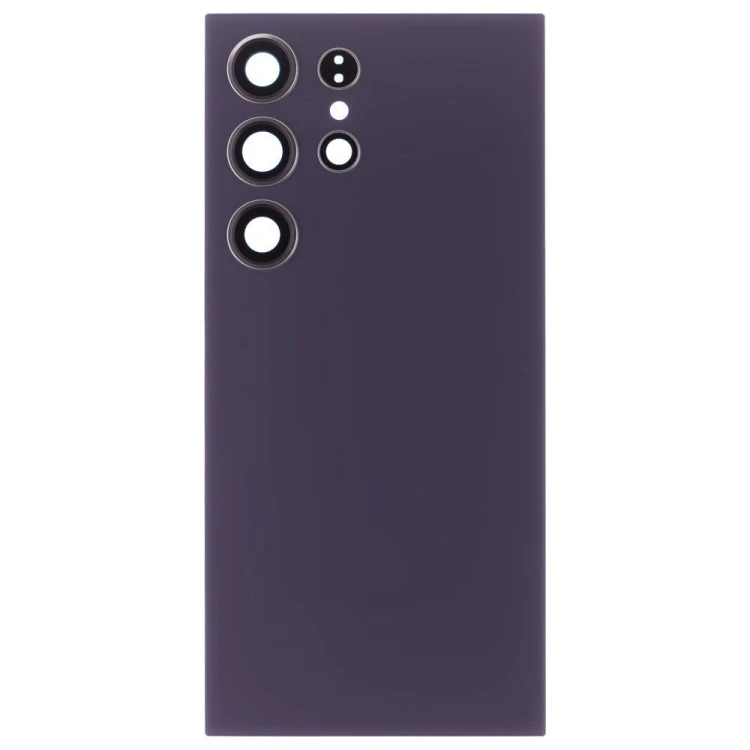 Задняя крышка для Samsung S928 Galaxy S24 Ultra (фиолетовый) (в сборе со стеклом камеры) (ORIG100)