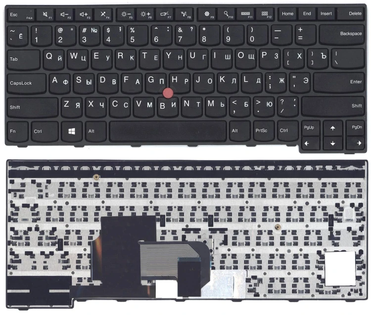 Клавиатура для ноутбука Lenovo ThinkPad E450 E455 E450C черная