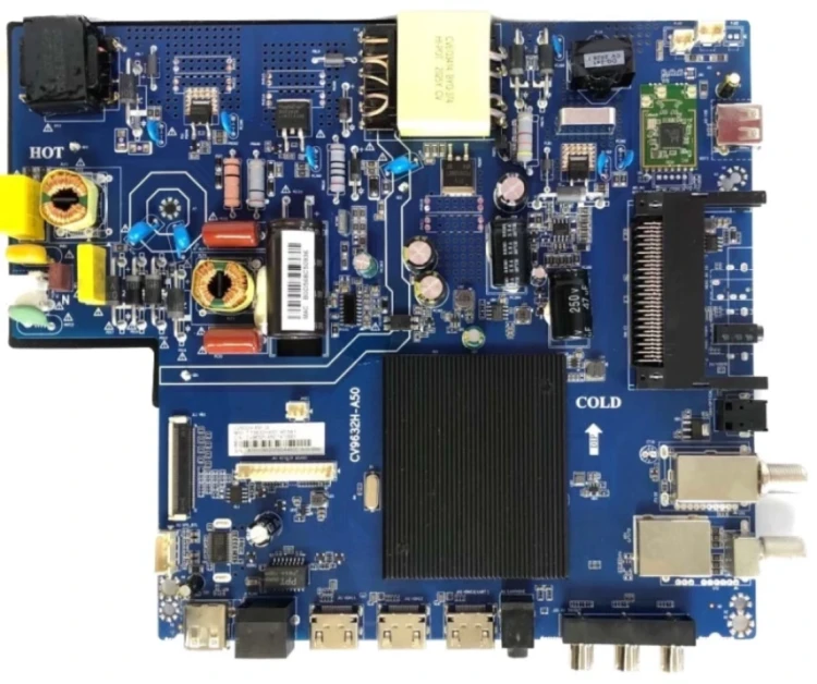 Плата CV9632H-A50, для телевизора Leff 55U620S