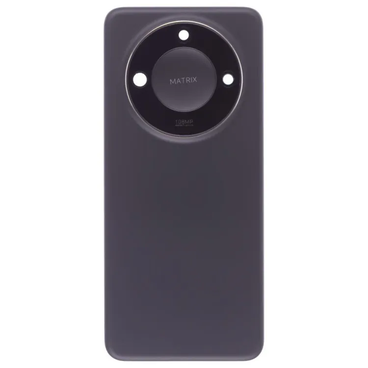 Задняя крышка для Huawei Honor X9c Smart (BRC-NX1) (черный) (в сборе со стеклом камеры)