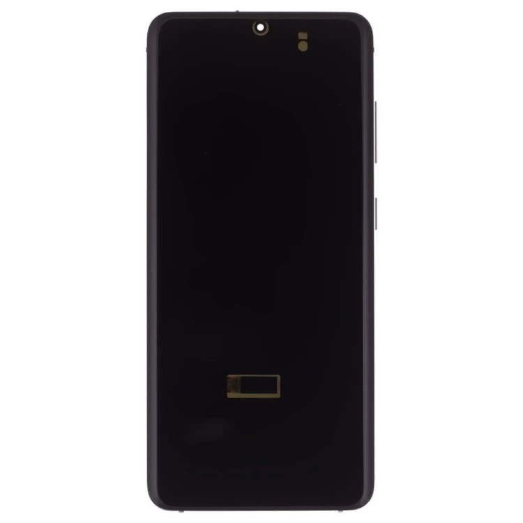 Дисплей для Samsung G980 Galaxy S20 + тачскрин (серебристый) (в рамке) (OLED) (Full Size)