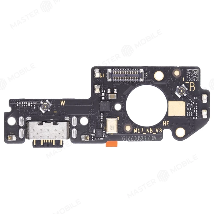 Нижняя плата для Xiaomi Redmi Note 12 5G (22111317G) / Poco X5 5G (22111317PG) с комп. + разъем зарядки + микрофон (ORIG100)