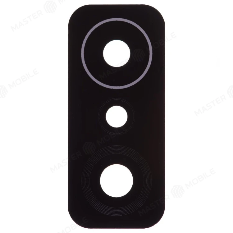Стекло задней камеры для Xiaomi 11T (21081111RG) / 11T Pro (2107113SG) (без рамки) (черный)