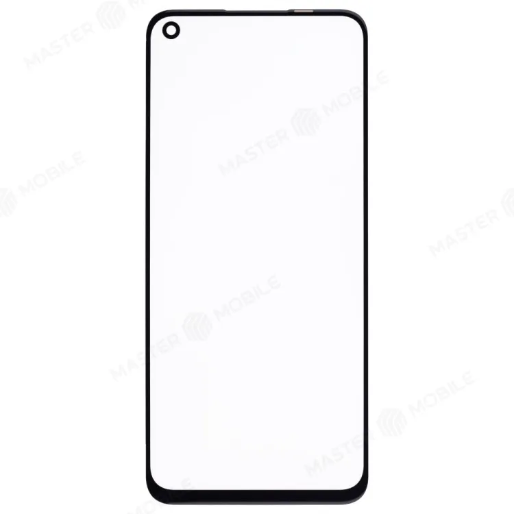 Стекло модуля для Realme 8i (RMX3151) / 9i (RMX3491) / Narzo 50 4G (RMX3286) / OPPO A96 (CPH2333) + OCA (черный)