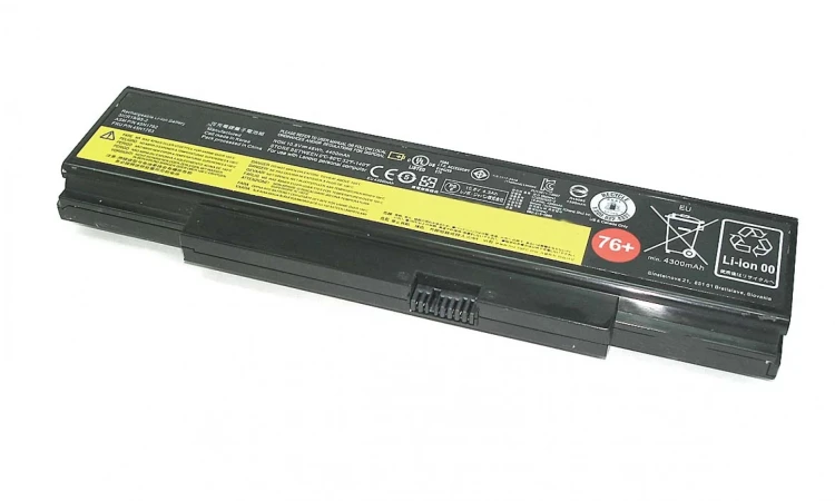 Аккумуляторная батарея для ноутбука Lenovo Thinkpad Edge E550 (45N1761 76+) 48Wh черная
